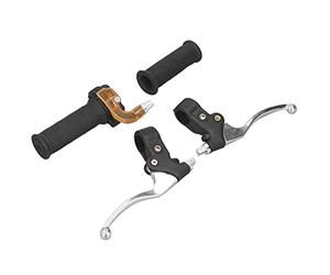 ACOGEDO Set Manopole Acceleratore e Leve Freno per Moto da 22 Mm - Sinistra e Destra per Scooter ATV Quad da 47 49 a 2 Tempi