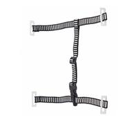 ACOGEDO Sottogola per Elmetto Protettivo a Forma di 28 Cm Espandibile Blocco Colore Bianco con 4 Punti Fissi per i Punti del Casco e Ai Quali Sottogola per Elmetto Protettivo per ProtettivoCinturino