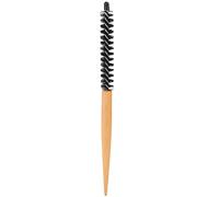 ACOGEDO Spazzola per Capelli Rotonda Piccola Spazzola per Acconciature Salone Professionale con Manico in Nylon e Ciliegio Cinese per Arricciare con Phon e Aggiungere (Pettine a rullo in legno