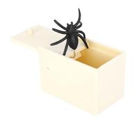 ACOGEDO Spider Prank Box, Prankster per Adulti Fa Scopare Scatole a Sorpresa Giocattoli Halloween per Giocattoli in Legno Divertenti Scherzo di Scherzo