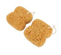 ACOGEDO Sponge Bagno Esfoliante Delicata - LOOFAH DEACHIO PORO RIUSIBILE PER MASSAGE | Set di Spugna del Corpo Sensibile Alla Pelle Sensibile a 2 Pezzi