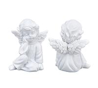 ACOGEDO Statua di Cherubino Materiale in Resina Sintetica Stile Adorabile Figurine di Bambino Bianco per Decorazioni per FesteStatua di Cherubino Il Materiale Giusto è Sintetico e può Sintetico