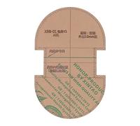 ACOGEDO Stencil per Portafoglio in Acrilico Fai da Te Taglio Preciso Modello in Acrilico Trasparente per Realizzare Borsette Modello per Portafoglio in Pelle Materiale Quale e D Stencil per in