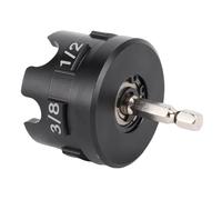 ACOGEDO Strumento Chiave a Bussola per Punta da Trapano per Dadi, Nucleo del Cuscinetto in Acciaio Antiurto in Lega di Alluminio, con Funzione per Aste Filettate da 1/4 Pollice 3/8