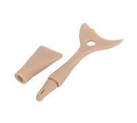 ACOGEDO Strumento per Trucco Staccabile Multifunzionale Eyeliner in Silicone con Punta Alata Riutilizzabile Facile Applicazione - Rosa (BROWN)