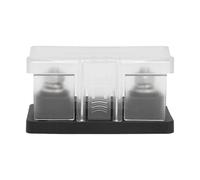 ACOGEDO Supporto ANL Con Indicatore LED Supporto per Circuito M8 per Auto RV Yacht DC48V Con 2 Pezzi 100A Pezzi per il Circuito Corrente ANLSupporto ANL per AutoSupporto Placcato OroPortafusibili