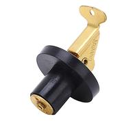 ACOGEDO Tappo di Scarico a Compressione 19 Mm Ottone a Vite Guarnizione in Gomma Accessori Marini per Yacht per Barche Diametro 3/8 Pollici Marino Aiuta Anche Il Tappo di Ricambio Marino può Essere
