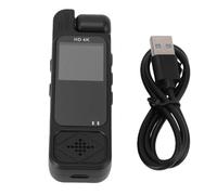 ACOGEDO Telecamera Corpo 4K Obiettivo Regolabile a 180° Durata Batteria 6H Indossata Indossabile con Memoria da 256 GB Visione Notturna GPS per Le Forze Dell'ordine Guardie di Sicurezza