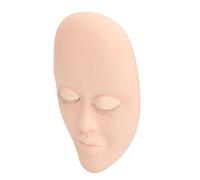 ACOGEDO Testa di Manichino Estensione delle Ciglia Realistiche con Tocco Morbido Presenta Faccia in Silicone e 6 Palpebre Sostituibili per la Pratica delle Ciglia in Rosa (PINK)