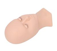 ACOGEDO Testa di Manichino per Ciglia Staccabile per la Pratica del Trucco - Morbido Stampo per Viso Elastico in Silicone con Ciglia Allungate - Rosa, per l'allenamento di Estensione delle (Doppia