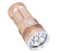 ACOGEDO Torcia LED 8000LM Luminosità Funzione Protettiva Barile in Lega di Alluminio La Torcia Zoom Portatile può Funzionare da una Funzione di Protezione di Sicurezza Ad Alta Protezione