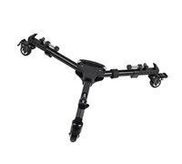 ACOGEDO Treppiede VX 600 Pro Treppiede per Fotocamera Professionale con Gambe Girevoli a 360 Gradi e Serrature a Leva, Carico 20 Kg, per Palco di Concerti Video con Videocamera DSLR