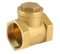 ACOGEDO Valvola di Ritegno Altalena in Ottone DN50 Filo Femminile Valvola Non Ritorno per Prevenire Il Riflusso dell'Acqua, 232 PSI Controllo a Flusso a Pressione a Senso Unico