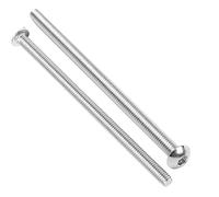 ACOKU Vite a brugola con Bottone a esagono Incassato Allungata M3 M4 M5 M6 M8 M10 M12 Viti Rotonde in Acciaio Inossidabile 304 L = 50-150 mm (Size : M4x80 (8pcs))