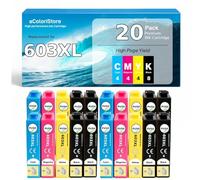 aColoriStore cartucce 603XL 603 XL compatibili con Epson XP 2100 XP 3100 XP 2105 XP 4100 WF 2830 WF 2850 WF 2870DWF Multipack Premium (8 Neri, 4 Ciano, 4 Magenta, 4 Giallo)