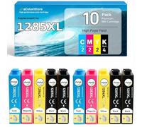aColoriStore cartucce per epson T1285 Multipack campatibilie T1281 T1282 T1283 T1284 stylus office bx305fw plus, SX125 S22 SX125 SX130 SX230 SX235W (4 nero, 2 ciano, 2 magenta,2 giallo)