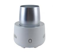 ACOLY Tazza refrigerante Mood Light, refrigeratore per bevande con coperchio isolato, tazza refrigerante 2 in 1, refrigeratore elettrico per bevande per birra, caffè, succhi e yogurt - Bianco