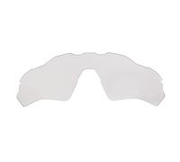ACOMPATIBLE Lenti polarizzate di ricambio ventilate per occhiali da sole Oakley Radar EV XS Path (Youth Fit) OJ9001, Trasparente Polarizzato, Small