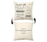 Aconesong Regali per Donne di 30 Anni Idee Regalo di Compleanno: Non Stai Invecchiando Hai Solo Più Esperienzae Valore Copricuscini Decorativa Cuscino Copertura 1 Pezzo 45 x 45 cm (30° compleanno)