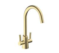 Acorn Easyfit - Miscelatore monocomando per lavello, in ottone spazzolato