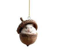 Acorn Ornaments - Rustic Holiday Decorations, Natural Theme | Hanging Tree Decor For Christmas Winter Weddings Home Shelves Tables Garlands Craft Projects Seasonal DIY Parties Cabin Farmhouse Fes