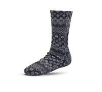 Acorn Versafit, Breathable And Moisture Wicking, Mid-Calf Fleece Sock, Mocassino Unisex-Adulto, Cavo a Carbone, XX-Small