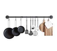 AcornFort® K-173 - Supporto da parete in ferro massiccio con 10 ganci, 120 cm