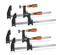 ACOSEA - Morsetti per la lavorazione del legno, confezione da 4 pezzi, 30,5 cm, resistenti, regolabili e a rilascio rapido, morsetti per legno profondità 6,3 cm, forza 272,2 kg