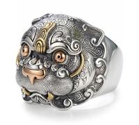 Acosse Pixiu Anello per uomo e donna, talismano per protezione e ricchezza, forme sacre multiple, scegli il tuo potere custode, anello gotico punk, regalo spirituale, leggermente regolabile
