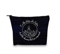 ACOTAR - Borsa per il trucco ispirata a un romanzo fantasy, regalo per gli amanti delle stelle che ascoltano e i sogni che hanno risposto, Che hanno risposto Bag Eu, Borsa cosmetica con stampa
