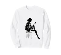 Acoustic Guitar - Classical Guitar Girls Women Felpa