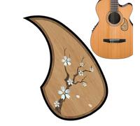 Acoustic Guitar Pickguard - Anti-Scratch Protective Sticker | Durable Scratch-Resistant Transparent Guard for Stringed Instrument Maintenance Acoustic Guitar Accessory
