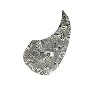 Acoustic Guitar Pickguard Battipenna per chitarra acustica con motivo a pelle di tigre smussato chitarra folk fingerstyle