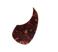 Acoustic Guitar Pickguard Battipenna per chitarra in legno smussato marrone tartaruga chitarra folk fingerstyle