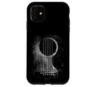 Acoustic Guitar Player Six String Classic Rock & Roll Custodia per iPhone 11