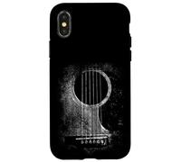 Acoustic Guitar Player Six String Classic Rock & Roll Custodia per iPhone X/XS