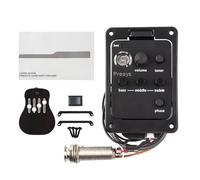 Acoustic Pickup Guitar | Pickup Preamp Amplifier | Guitar Preamp Equalizer, Chitarra Preamp Equalizer, Accoustic Electric Transducer, Low Battery Indicator Volume Control for Recordings