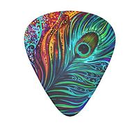 Acoustic Variety Pack Plettri per Chitarra Confezione da 12 Compresi Plettro per Chitarra Sottile, Medio e Pesante Palm Trees And Clear Sea