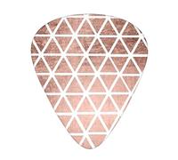 Acoustic Variety Pack Plettri per chitarra Confezione da 12 inclusi Plettro per chitarra sottile, medio e pesante Sfondi modello oro rosa