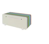 AcousticNoise Reduction & Visual Distraction Shield per uffici biblioteche aule beige 30 x 120 cm migliora la concentrazione e la produttività