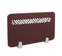 AcousticOffice PrivacyNoise Reduction & Visual Distraction Shield per spazi di lavoro, aule, casa, ufficio, colore vino rosso