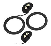 Acouto 1 Paio di Anelli per Appendere Esercizi per Ginnastica, Allenamento per la Forza, Forniture per Fitness al Coperto, Durevole, Facile, Forte, Facile da Rompere, Composto da Anelli e Fettuccia