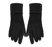 Acouto 1 Paio di Invernali Termici Caldi da Esterno Touch Screen Caldi a Intere Scaldamani Antivento per la Fredda Guida per la Guida Corsa Ciclo Freddo (BLACK)