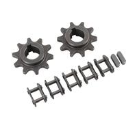 Acouto 10 Denti 10 Denti 10t a Pignone 420 420 Sostituzione del Molo Anteriore per Predatore 196 Ml 200 Ml 212 Ml 5,5 CV Mini Bici 6,5 CV con Metallo Ad Alta Resistenza 16mm Foro