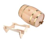 Acouto 10 Litri in Legno Vintage in Legno per il Distributore di Botte di Tequila Whisky Barrellwood Barrelwood Mentale longevità in Coerente
