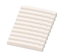 Acouto 10 Pezzi di Ricambio per Chitarra Elettrica a 6 Corde con Fondo Piatto per Chitarra con Intaglio in Osso, Parti di Ricambio 43 Mm DJ30A Che Forniscono e pl. (DJ25B da 42 mm)