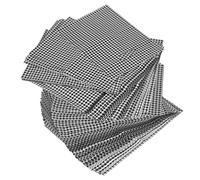 Acouto 100 Pezzi di Materiale LDPE a Griglia Bianca Riutilizzabile 10 6x7 9 Pollici Goodie per Boutique Rivenditori Fiere Home Fiere Eventi M BorseBorse in LDPEBorsa da FestaBorse PiccoleBorse con