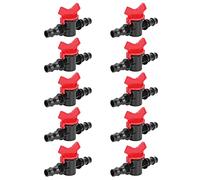 Acouto 10pcs 1/2 Raccordi per Irrigazione per Tubo Flessibile Valvola Spinata per L'irrigazione del Giardino Connettore di Plastica ABS per la Semina