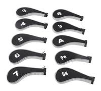 Acouto 10pcs Copri di Ferro Neoprene Copertine Putter Set Protector Case Accessory () Segni di identificazione. qualità. Nick di Materiale da Protetti di Guarnizione Facile da Copertina (GREY)