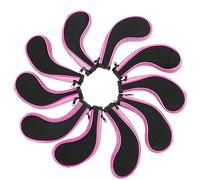 Acouto 10pcs Copri di Ferro Neoprene Copertine Putter Set Protector Case Accessory () Segni di identificazione. qualità. Nick di Materiale da Protetti di Guarnizione Facile da Copertina (PINK)
